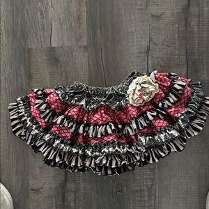 Girl’s Mustard Pie 2T Skirt Multi-Layered 100% Cotton Beautifully Made